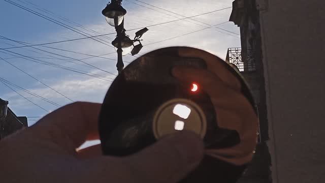 Солнечное затмение в СПб 25 октября 2022 г.