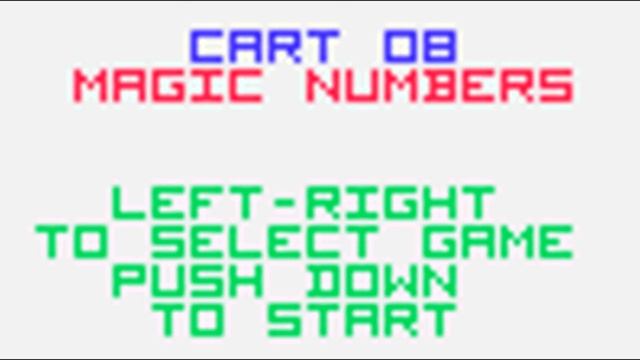 Channel F Multi Cart - Menu (2004) Sean Riddle (Channel F)