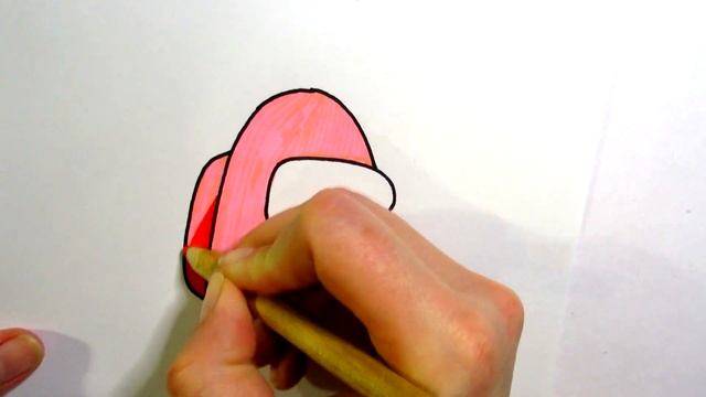 Как Нарисовать АМОНГ АС. AMONG US. How to draw Among Us. Простые рисунки.