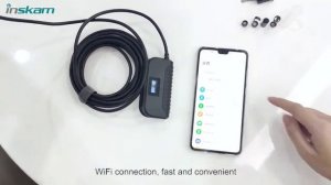 Inskam109-4 dual camera wifi endoscope for android, iphone, pc