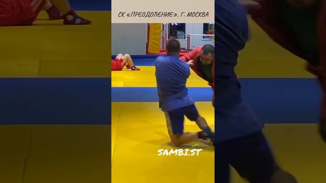 Удушающий приём разноимённым отворотом от Яна из Школы #самбо для взрослых и детей Sambi.st #sambo
