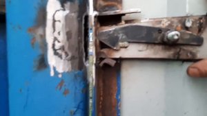 Засов  для калитки (с секретом)