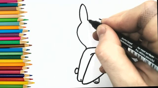 КАК нарисовать ЗАЙЧОНКА С МОРКОВКОЙ / Рисунки для срисовки смотреть онлайн