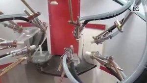 Автоматическая пескоструйная камера с поворотным столом CL1719-12A