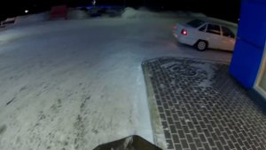 Stels Zion 150, зимой на скутере