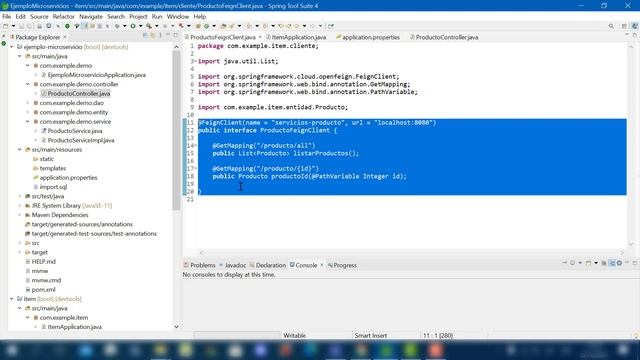 ✅ Consumiendo Microservicios con OpenFeign