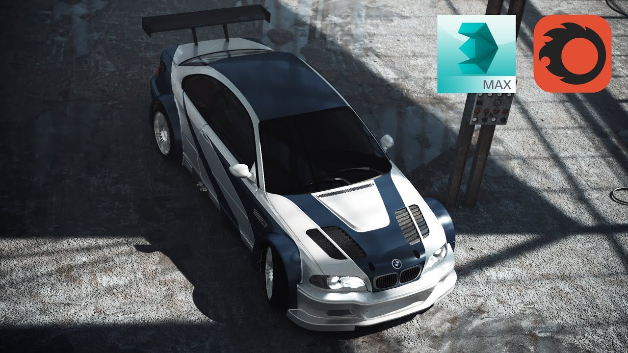 BMW M3 GTR in 3ds max Corona Render