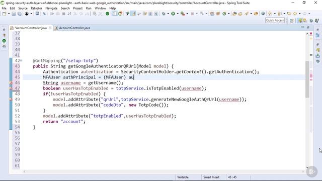 48 Working with the Authentication Object смотреть онлайн