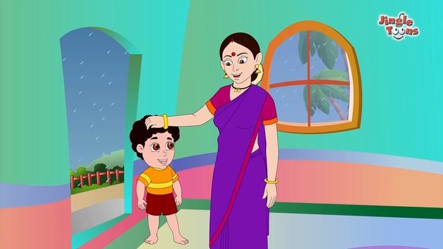 Mala Pawasat Jau De | आई मला पावसात जाऊ दे | Marathi Rain Song Jingle Toons смотреть онлайн