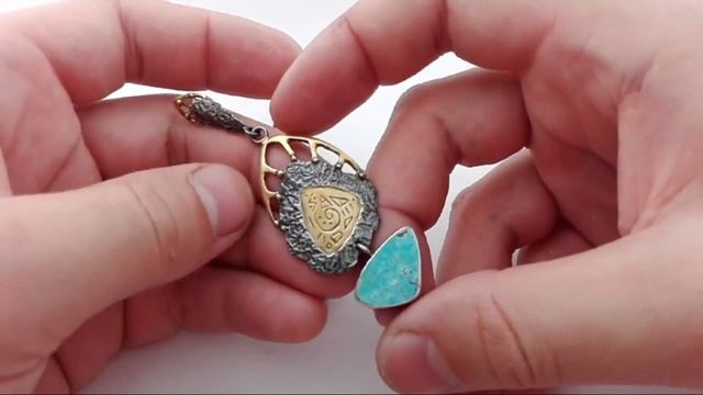 Как выглядит бирюза в серебре?Серебряный набор с натуральной бирюзой #Покахонтас.#ювелир#бирюза