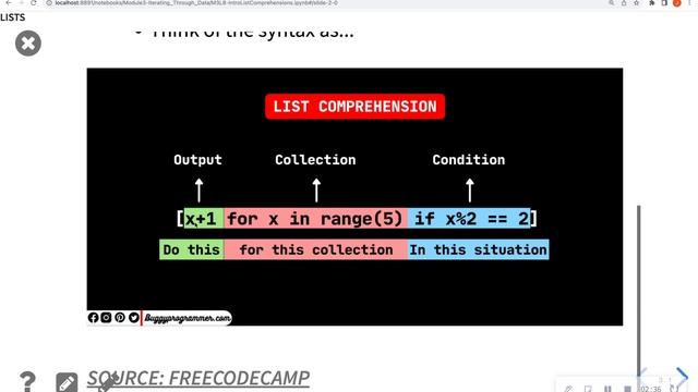 Data Analyst for Beginners Lesson 3.8 - Intro to List Comprehensions in Python смотреть онлайн