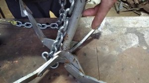 самодельный складной якорь для лодки. размеры