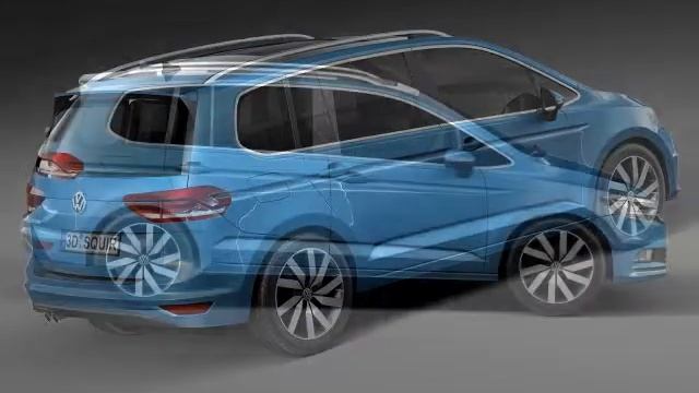 3D Model Volkswagen Touran 2016 3D Model at 3DExport.com смотреть онлайн