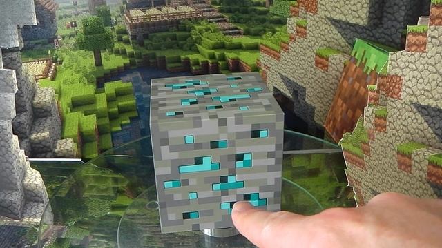 Minecraft Light-up Diamond Ore смотреть онлайн