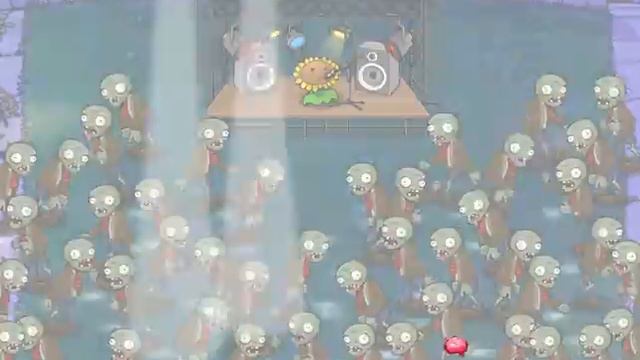 Растения против зомби. Музыка после босса. смотреть онлайн