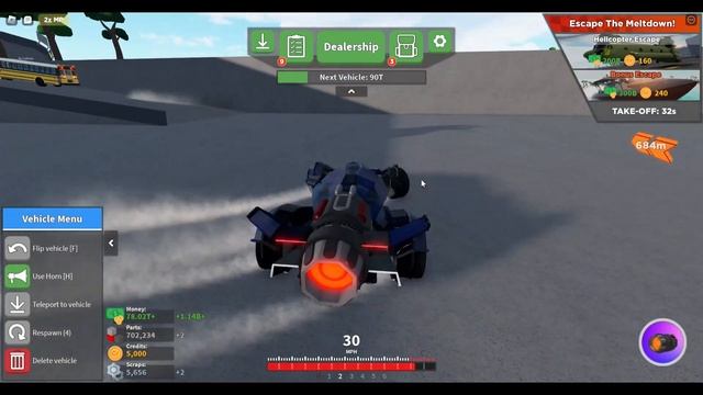 Roblox | Ядерный взрыв в Car Crushers 2! смотреть онлайн