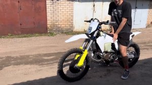 мой НОВЫЙ мотоцикл HUSQVARNA TE 300i ROCKSTAR