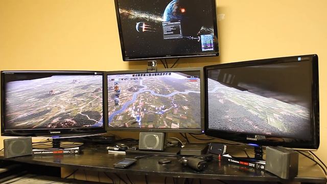 RUSE Eyefinity 5760x1080 U2311H смотреть онлайн