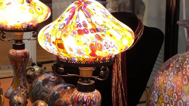 Лампа Настольная из Муранского стекла. Интернет-магазин Предметов Интерьера: MURANO-CLUB