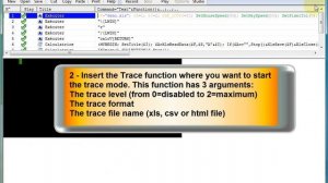 Tutorial 5 : how to use the Debug & Trace functions in a WinParrot macro.