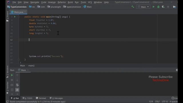 Type conversion - java type conversion - java tutorials | java oops  | java object type casting #13