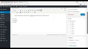 How to create Post and Page in Wordpress, add Tags and Categories in Urdu by How to Abdul Rahim