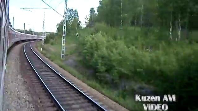 02. По Челябинской области на поезде № 257 Томск - Анапа