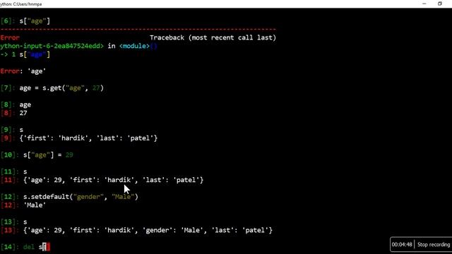 9 | Python Dictionary | by Hardik Patel