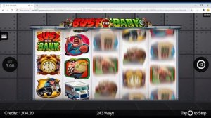 See the Robber Run & 5 of a Kind Win - Bust the Bank Slot