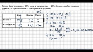 Задание №21. Фрукты II часть. Алгебра ОГЭ математика 2023. Ященко 50вар.