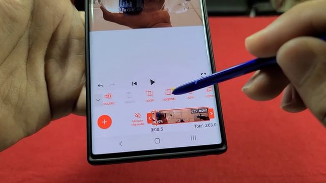 how to use reverse tool for YouCut Video Editor App
