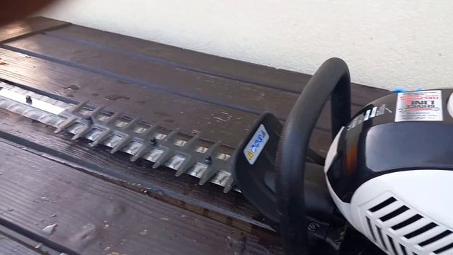 MacAllister MHTP24 Petrol Hedge Trimmer Demo смотреть онлайн