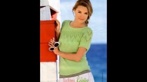 Связать Кофточку с Коротким Рукавом Спицами - модели 2019 / Tie the Blouse with the Short Sleeve