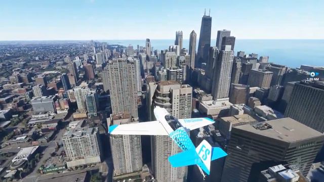 Above Chicago | Ultrawide Monitor Gaming | Microsoft Flight Simulator 2020 4k смотреть онлайн