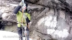 Подъем по веревке с использованием двух жумаров //HighLandClub.Ru