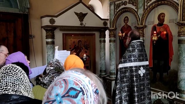 Икона Божией Матери "Всецарица" в храме Покрова г. Дубовка