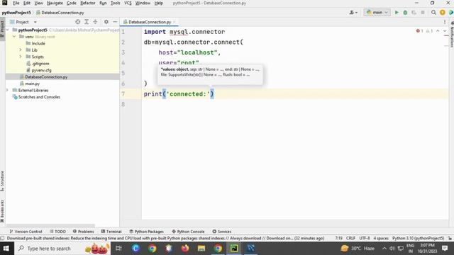 how to connect MySQL with Python || Connect to MySQl with PyCharm ||python database connection
