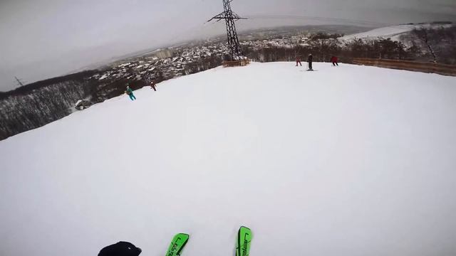 GoPro HERO 4 BLACK Tests: SkiDay3 | 1080i 60 fps flat Protune смотреть онлайн