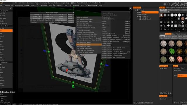 Viewport Shading, Background Swap, Reference Planes - Intro to 3D Coat 003