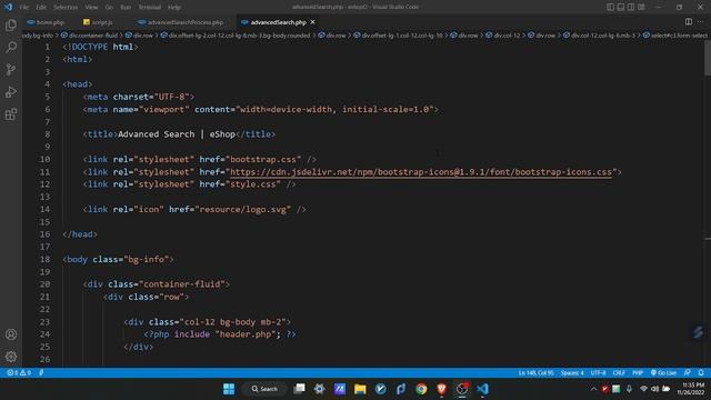Design a responsive product searching page using HTML, CSS, JavaScript and Bootstrap (Task 18)