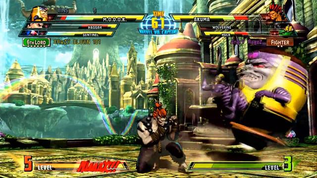 Angry/Crazy 1v1's - Marvel vs Capcom Match 2 смотреть онлайн