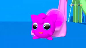 Учим цвета с Покемоном и машинками - Развивающий мультфильм для детей