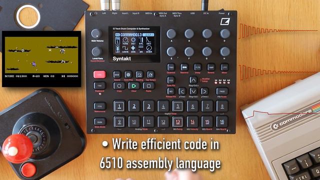 Commando - on Syntakt (C64 SID chiptune recreated) смотреть онлайн