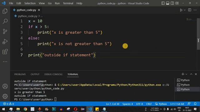 Python Tutorial #13 - If Else Statement in Python Programming