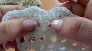 Красивая обвязка шали, косынки крючком.