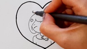 Как нарисовать МАМУ С СЫНОЧКОМ, простые рисунки для срисовки