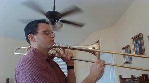 Trombone - Concert Eb scale