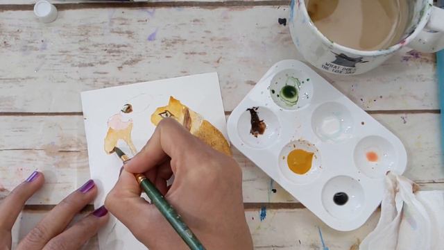 Watercolor Dog Step-by-Step Tutorial