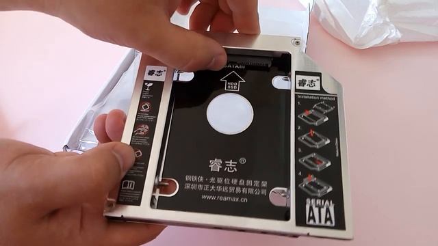 HDD Caddy (шасси для SSD диска) видеоотзыв смотреть онлайн