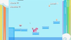 Пони игра. Пинки Пай спасается от потопа. Мультик игра. My little pony бродилки